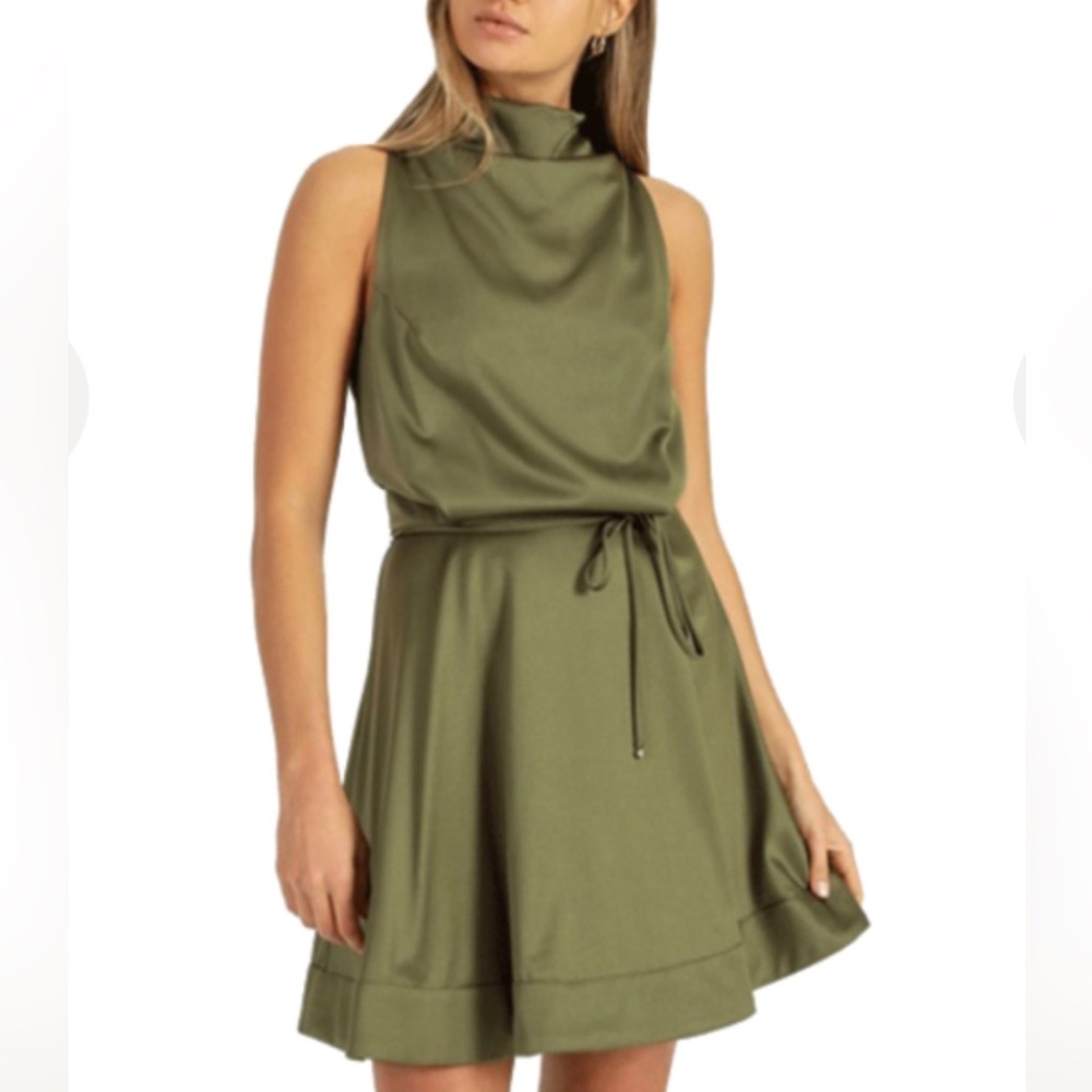 Olive Green Elliatt Mini Dress